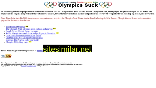 olympicssuck.com alternative sites