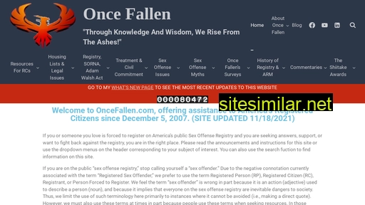oncefallen.com alternative sites