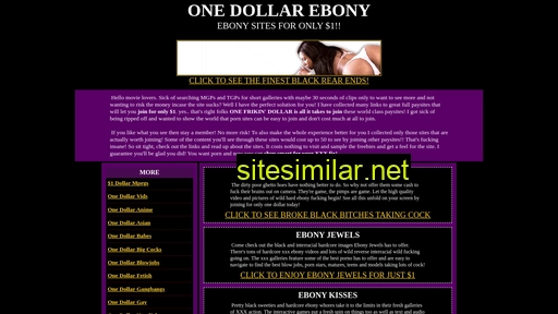 onedollarebony.com alternative sites