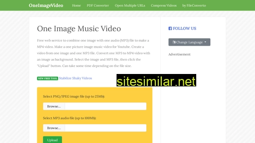 Oneimagevideo similar sites