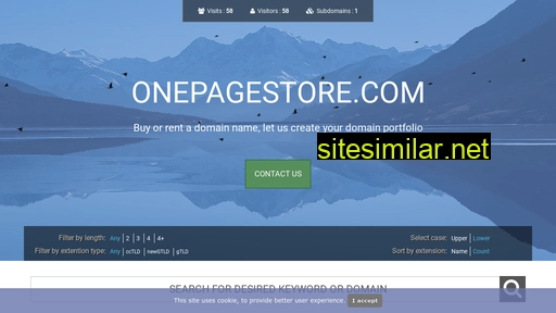 Onepagestore similar sites