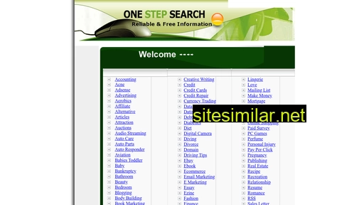 onestepsearch.com alternative sites