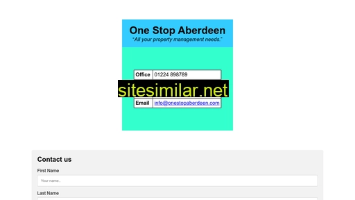 onestopaberdeen.com alternative sites