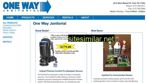 onewayjanitorial.com alternative sites