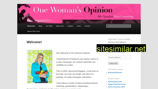onewomansopinion.com alternative sites