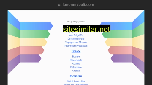 oniononmybelt.com alternative sites