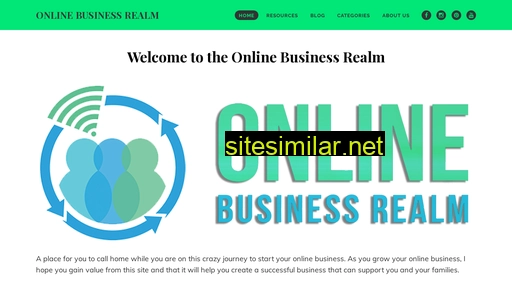 Onlinebusinessrealm similar sites