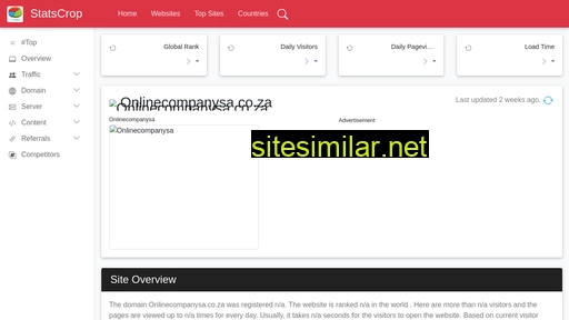 onlinecompanysa.co.za.statscrop.com alternative sites