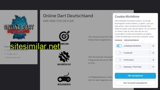 onlinedartdeutschland.jimdofree.com alternative sites