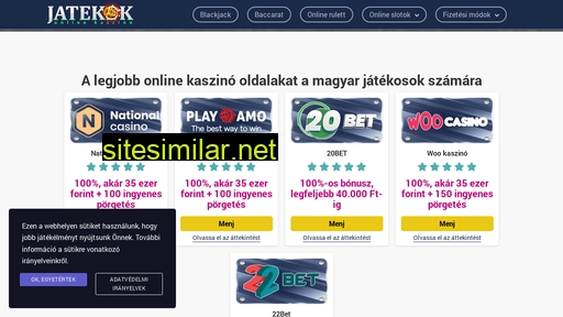 onlinekaszinojatekok.com alternative sites