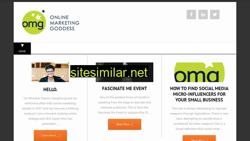Onlinemarketinggoddess similar sites