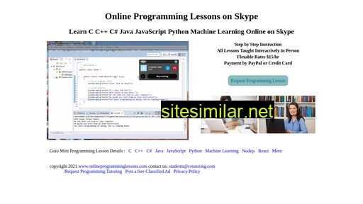 Onlineprogramminglessons similar sites