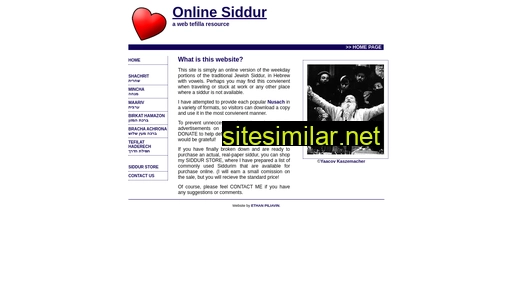 Onlinesiddur similar sites