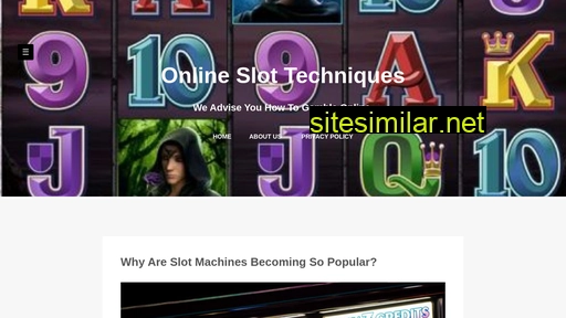Onlineslot-techniques similar sites