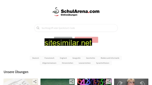 onlineuebungen.schularena.com alternative sites
