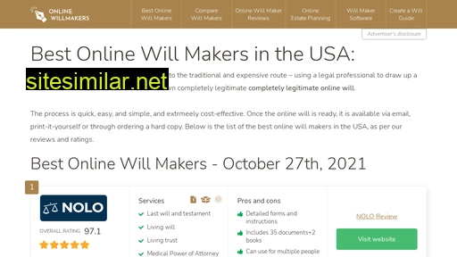 onlinewillmakers.com alternative sites
