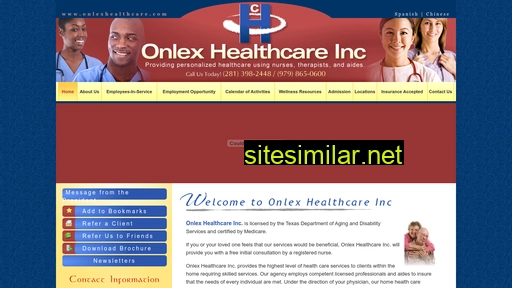 Onlexhealthcare similar sites