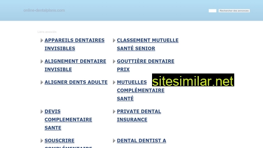online-dentalplans.com alternative sites