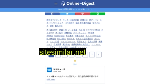 Online-digest similar sites