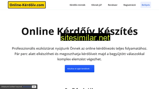 Online-kerdoiv similar sites