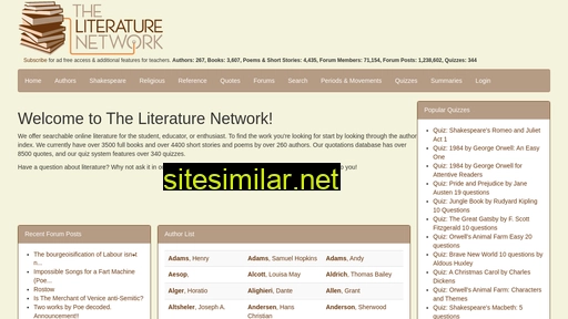 online-literature.com alternative sites