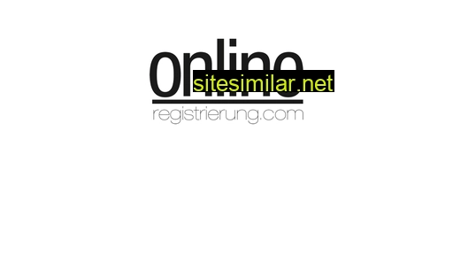 online-registrierung.com alternative sites