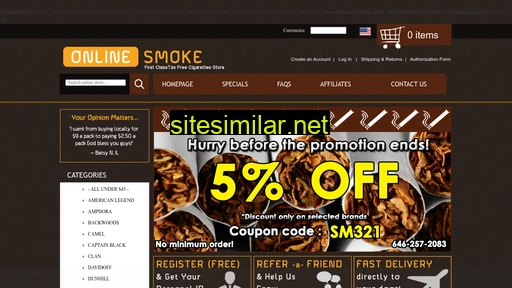 Online-smoke similar sites