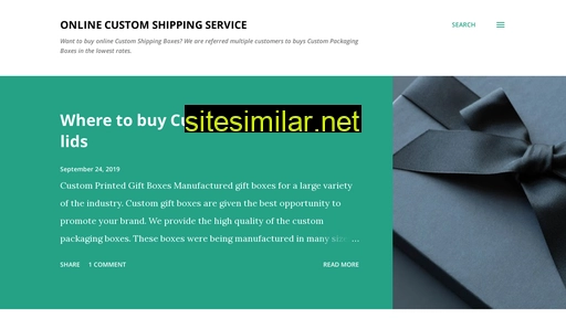 Onlinecustomshippingservice similar sites