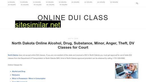 onlineduiclass.com alternative sites
