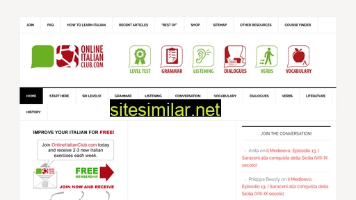 Onlineitalianclub similar sites