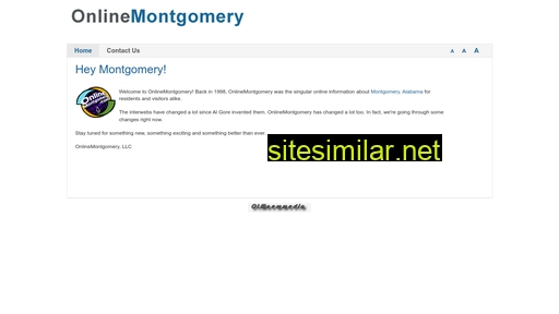Onlinemontgomery similar sites