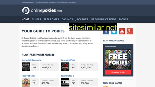 onlinepokies.com alternative sites