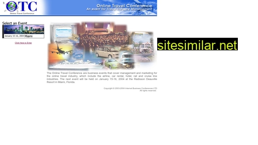 Onlinetravelconference similar sites