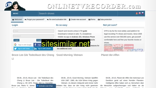 onlinetvrecorder.com alternative sites
