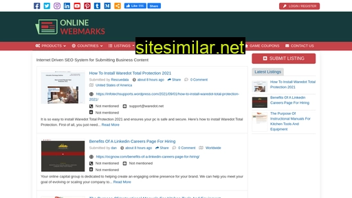 onlinewebmarks.com alternative sites