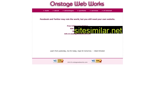 onstagewebworks.com alternative sites