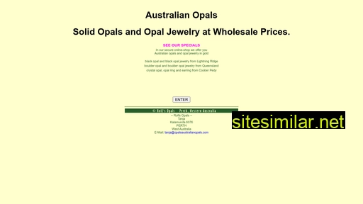 Opalsaustralianopals similar sites