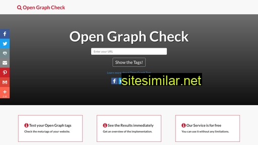 opengraphcheck.com alternative sites
