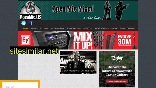 openmicmiami.com alternative sites
