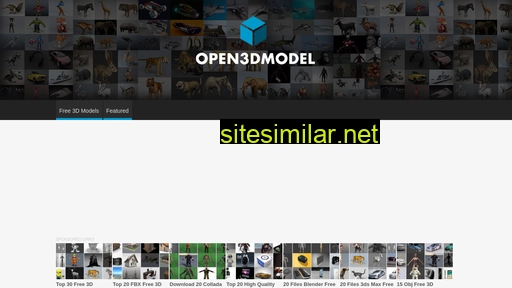 open3dmodel.com alternative sites