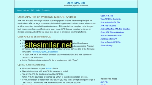 Openapkfile similar sites