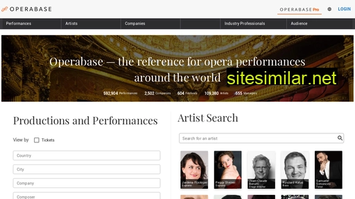 operabase.com alternative sites