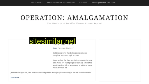 operationamalgamation.com alternative sites