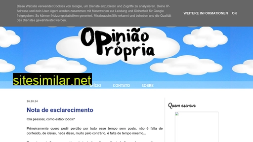 opiniao---propria.blogspot.com alternative sites