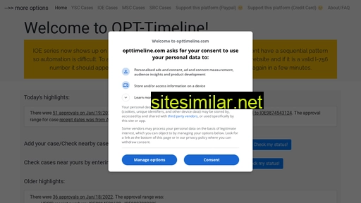 opttimeline.com alternative sites