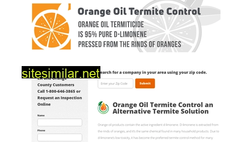orangeoiltermitecontrol.com alternative sites