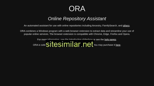ora-extension.com alternative sites