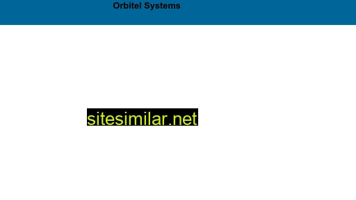 Orbitelsystems similar sites