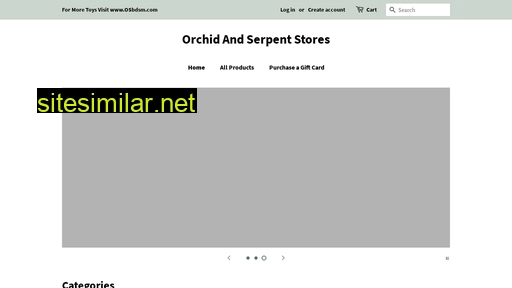 orchidandserpentstores.com alternative sites