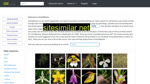 Orchidroots similar sites